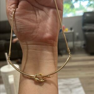 Alfani Gold Knot Necklace Modern Minimalist Design